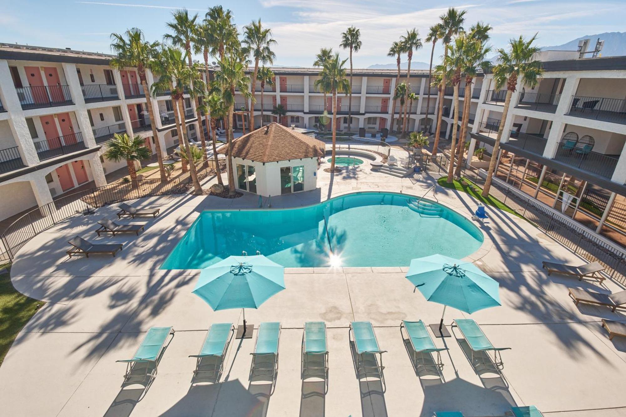 Aqua Soleil Hotel And Mineral Water Spa Desert Hot Springs Exterior foto